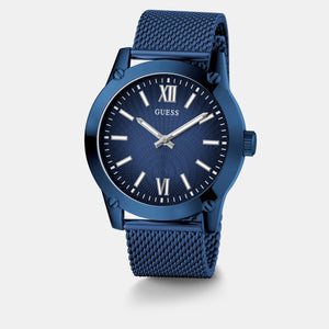 Guess Dress Men Quartz Blue Dial Analog Stainless Steel Watch GW0629G3