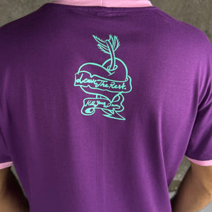 Charitraheen Baby Tee- Purple