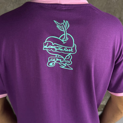 Charitraheen Baby Tee- Purple