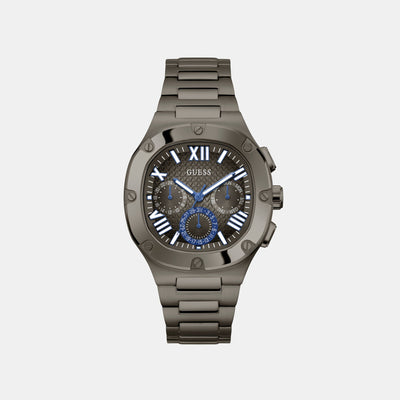 Headline Men Quartz Gunmetal Dial Chronograph Stainless Steel Watch GW0572G5