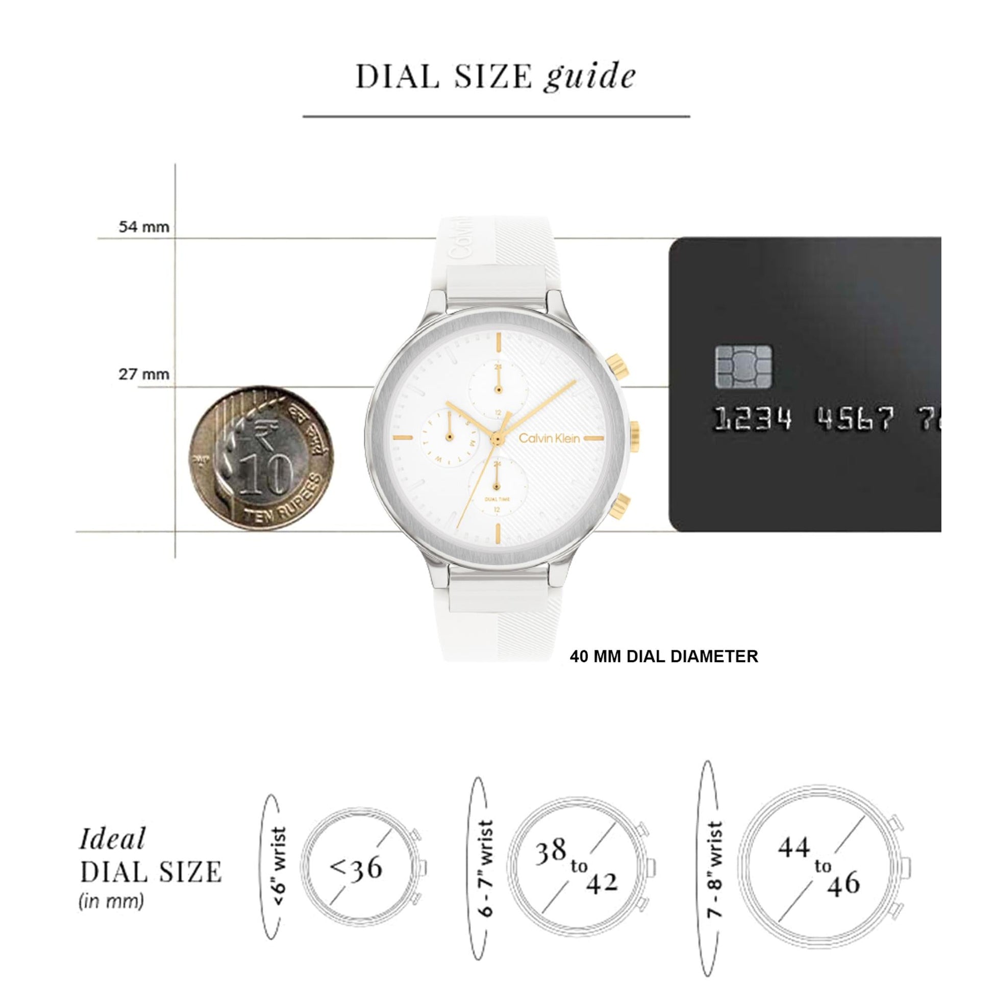 Energize Women Quartz White Dial Chronograph Silicone Watch 25200244
