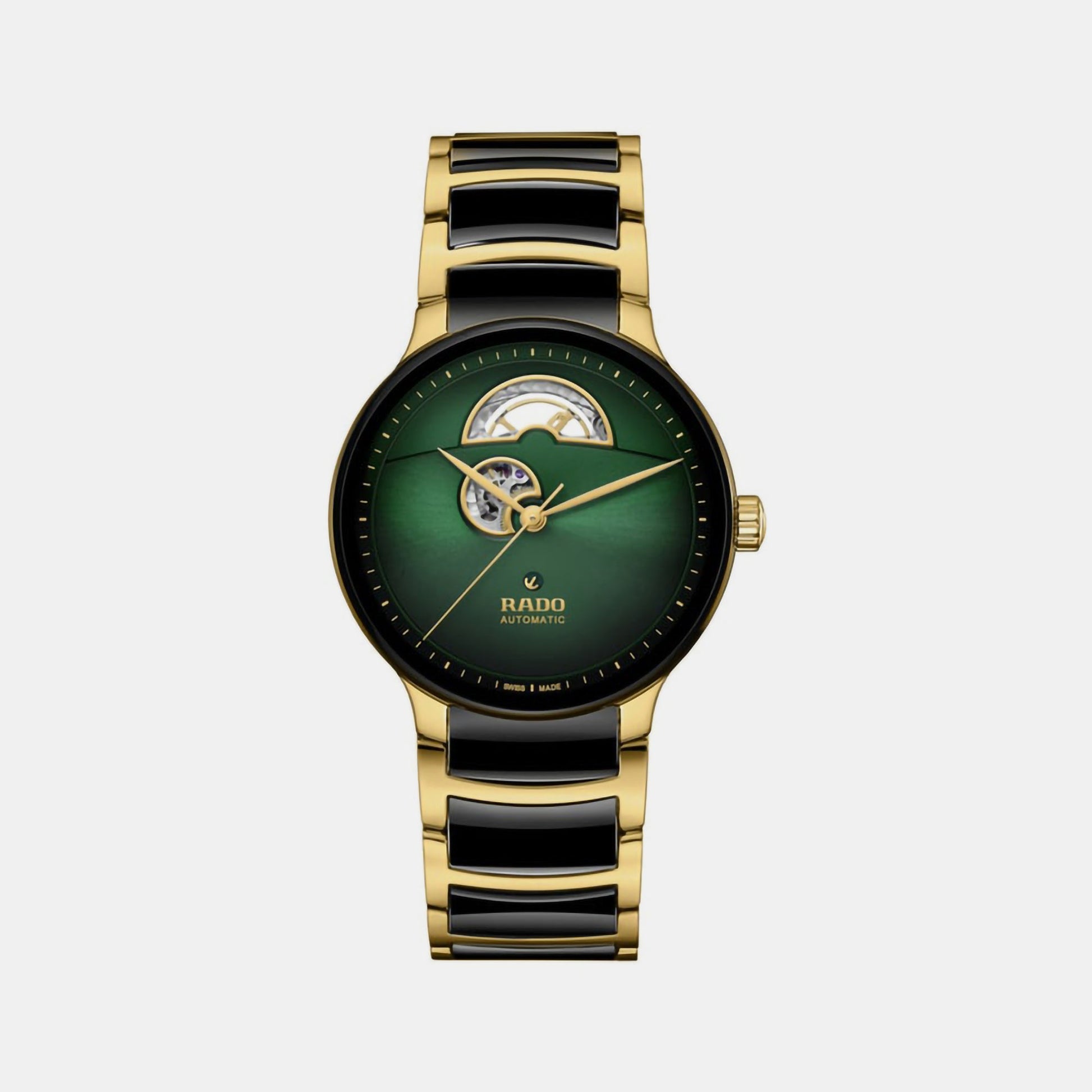 Centrix Unisex Automatic Green Dial Analog Ceramic Watch R30008302