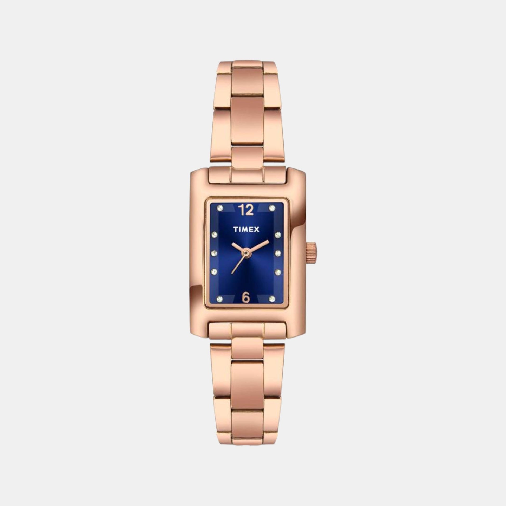 Classics Women Quartz Blue Dial Analog Stainless Steel Watch TWTL10603