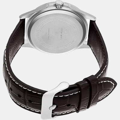 Enticer Men Quartz White Dial Analog Leather Watch A845