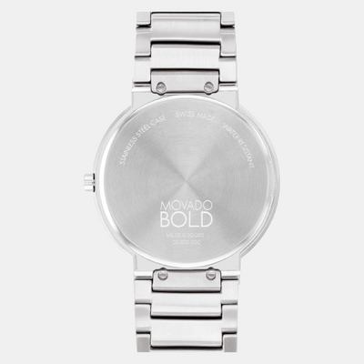 Bold Men Quartz Beige Dial Analog Stainless Steel Watch 3601075
