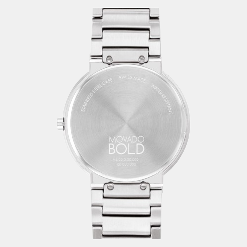 Bold Men Quartz Beige Dial Analog Stainless Steel Watch 3601075
