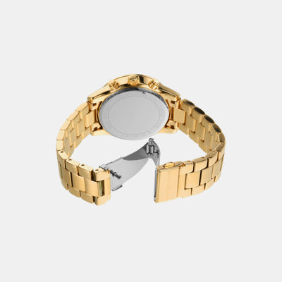Bryant Women Quartz Gold Dial Chronograph Stainless Steel Watch MK7310