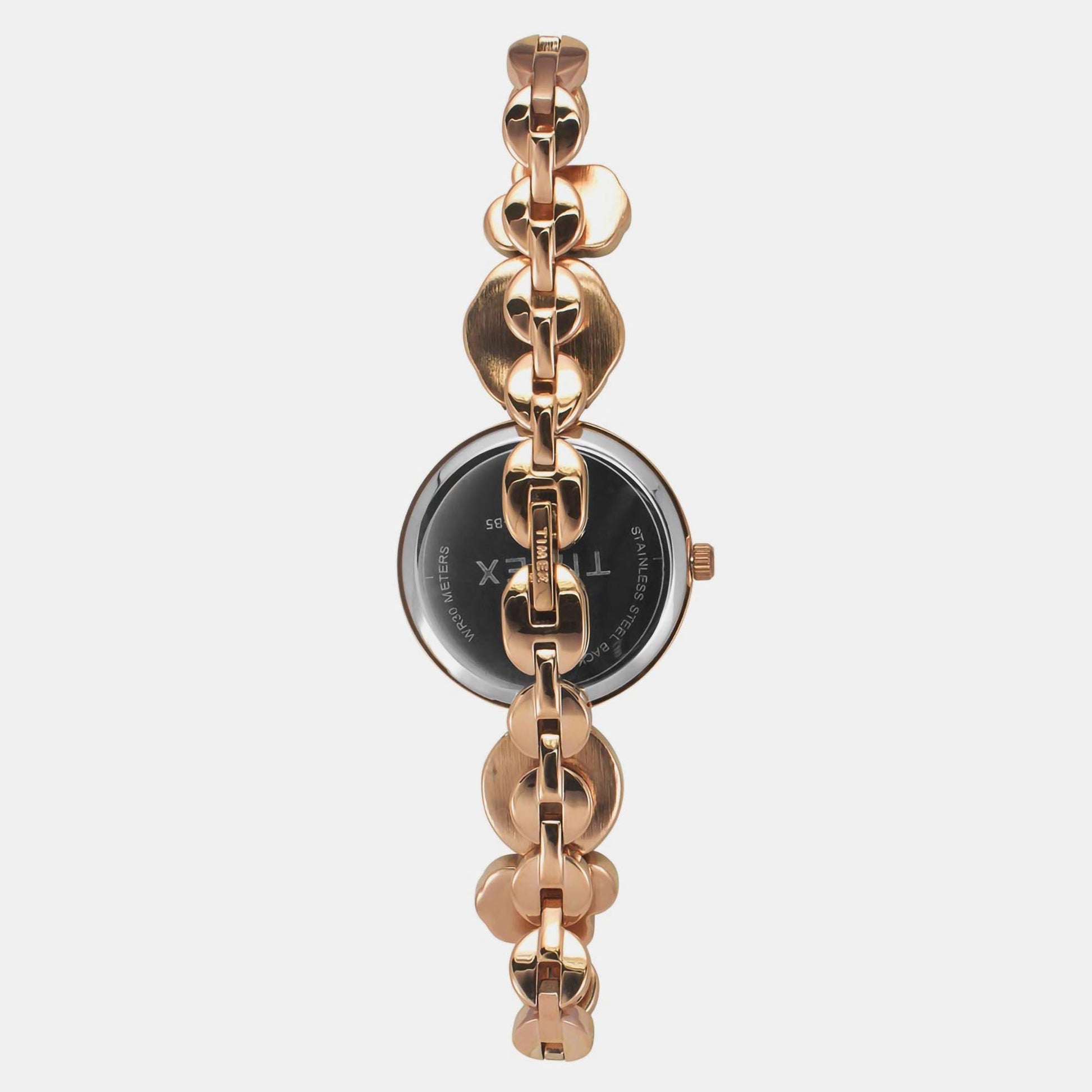 Fria Women Quartz Pink Dial Analog Brass Watch TWEL17001