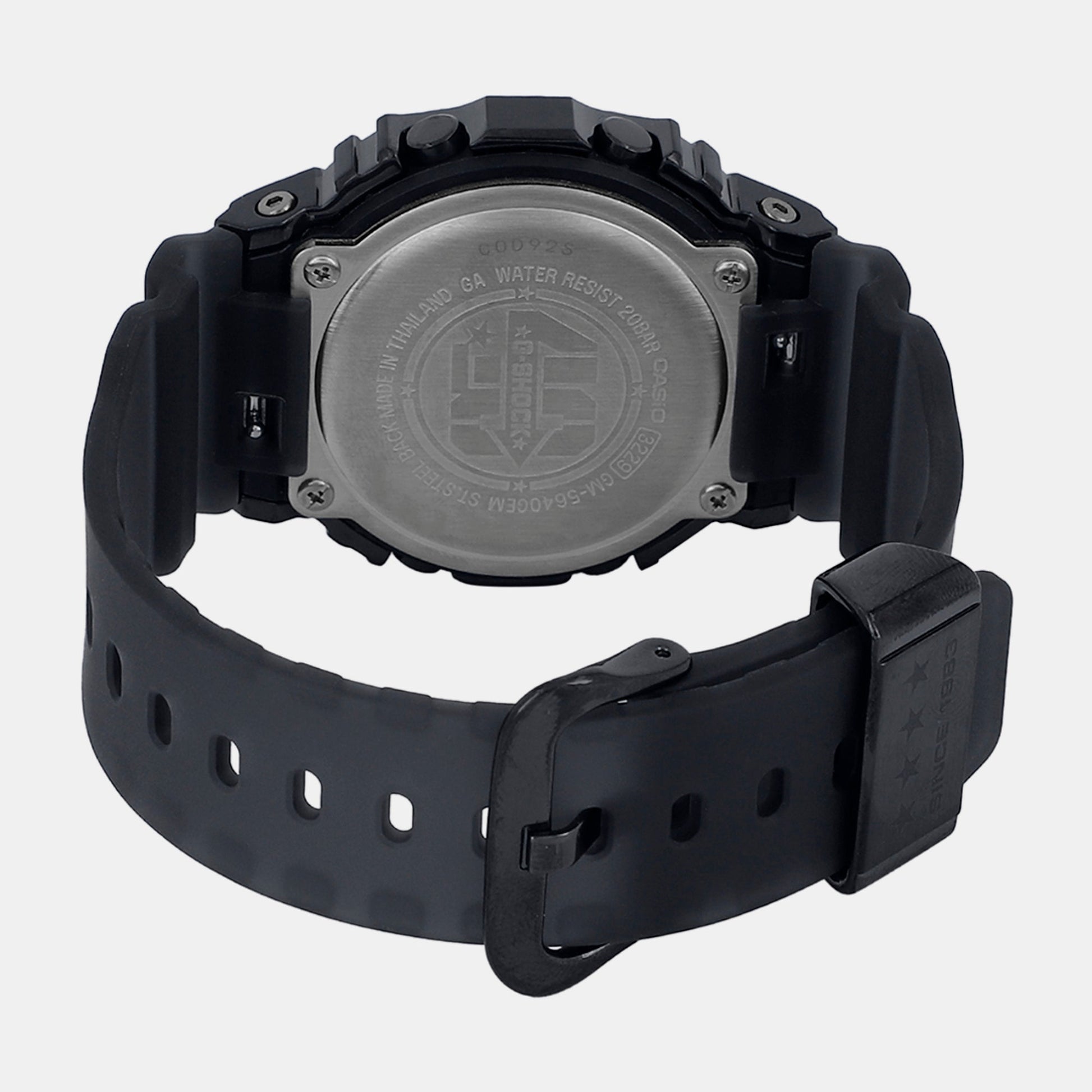 G-Shock Men Quartz Black Dial Digital Resin Watch G1348