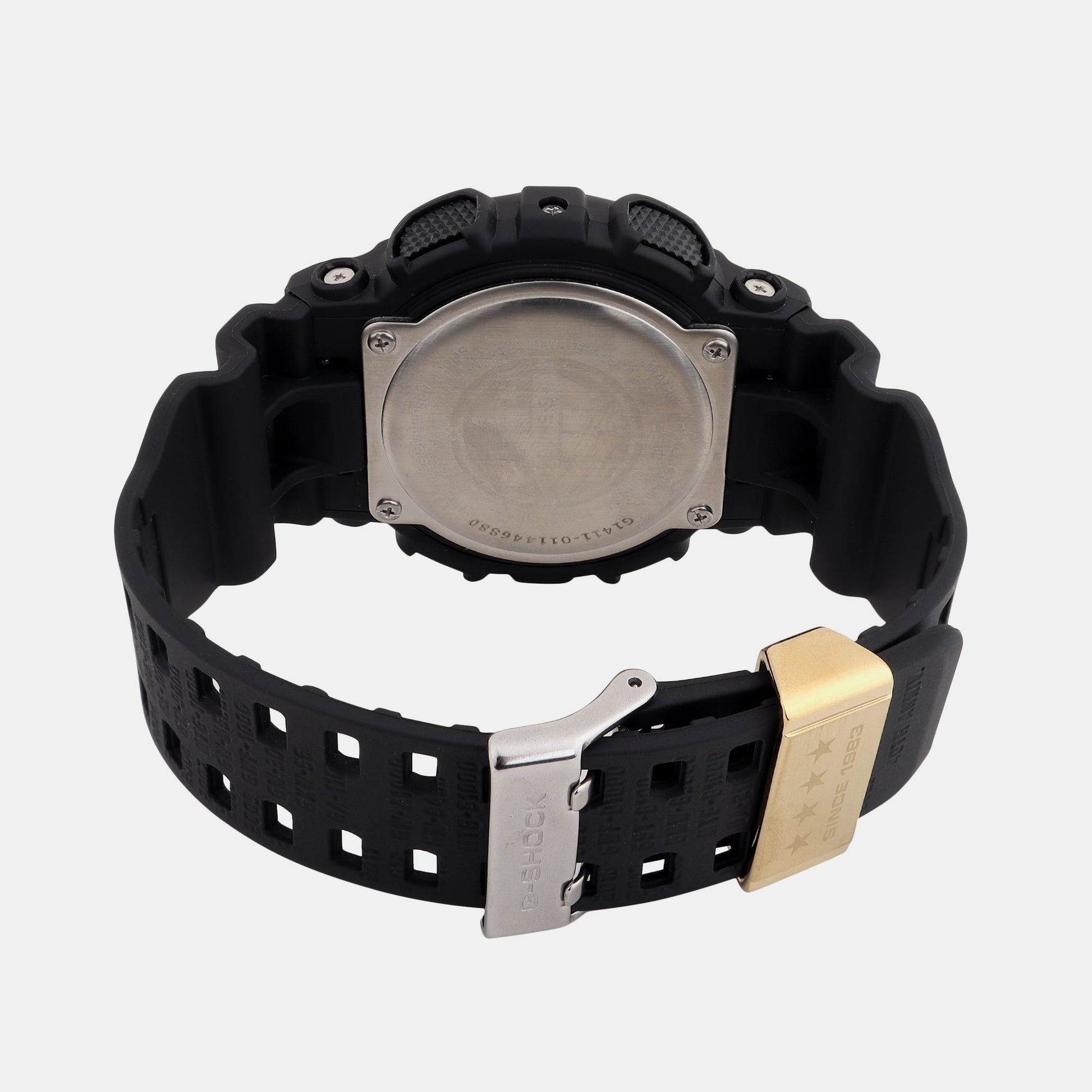 G-Shock Men Quartz Black Dial Analog-Digital Resin Watch G1411