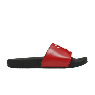 A Bathing Ape College Slide Sandals Red