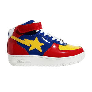 A Bathing Ape Bape Sta Mid Red Yellow Blue (2020)