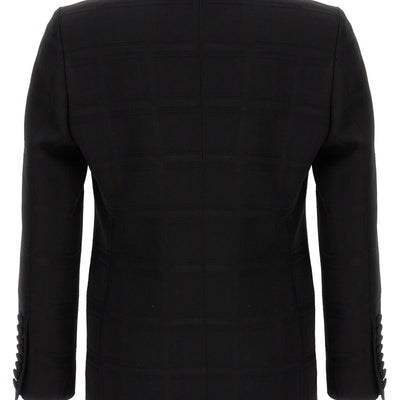 Etro Check Double-breasted Blazer