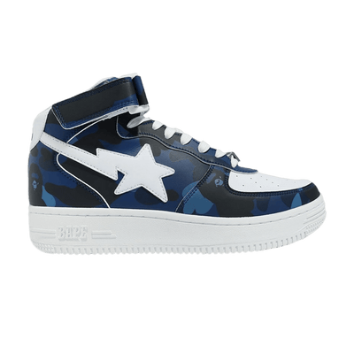 A Bathing Ape Bape Sta Mid Camo Navy