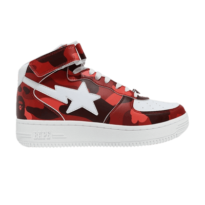 A Bathing Ape Bape Sta Mid Camo Red