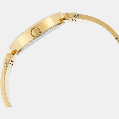 Aurora Women Quartz Gold Dial Analog Stainless Steel Watch W1288L2