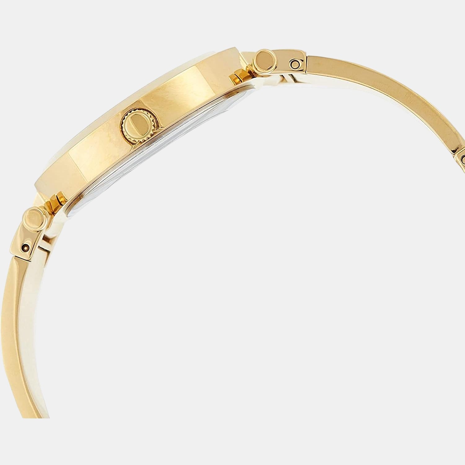 Aurora Women Quartz Gold Dial Analog Stainless Steel Watch W1288L2