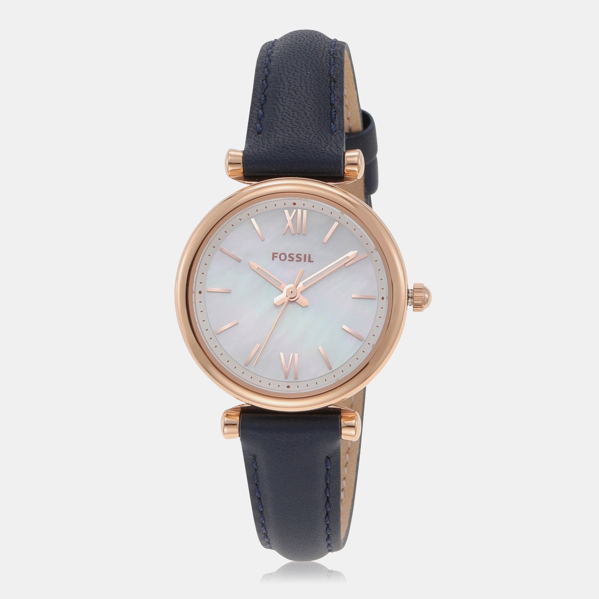 Carlie Women Quartz Two Tone Dial Analog Leather Watch ES4502