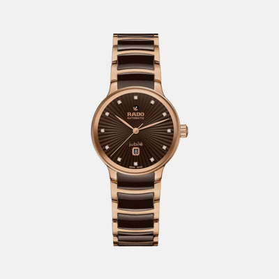 Centrix Unisex Automatic Brown Dial Analog Stainless Steel Watch R30019732