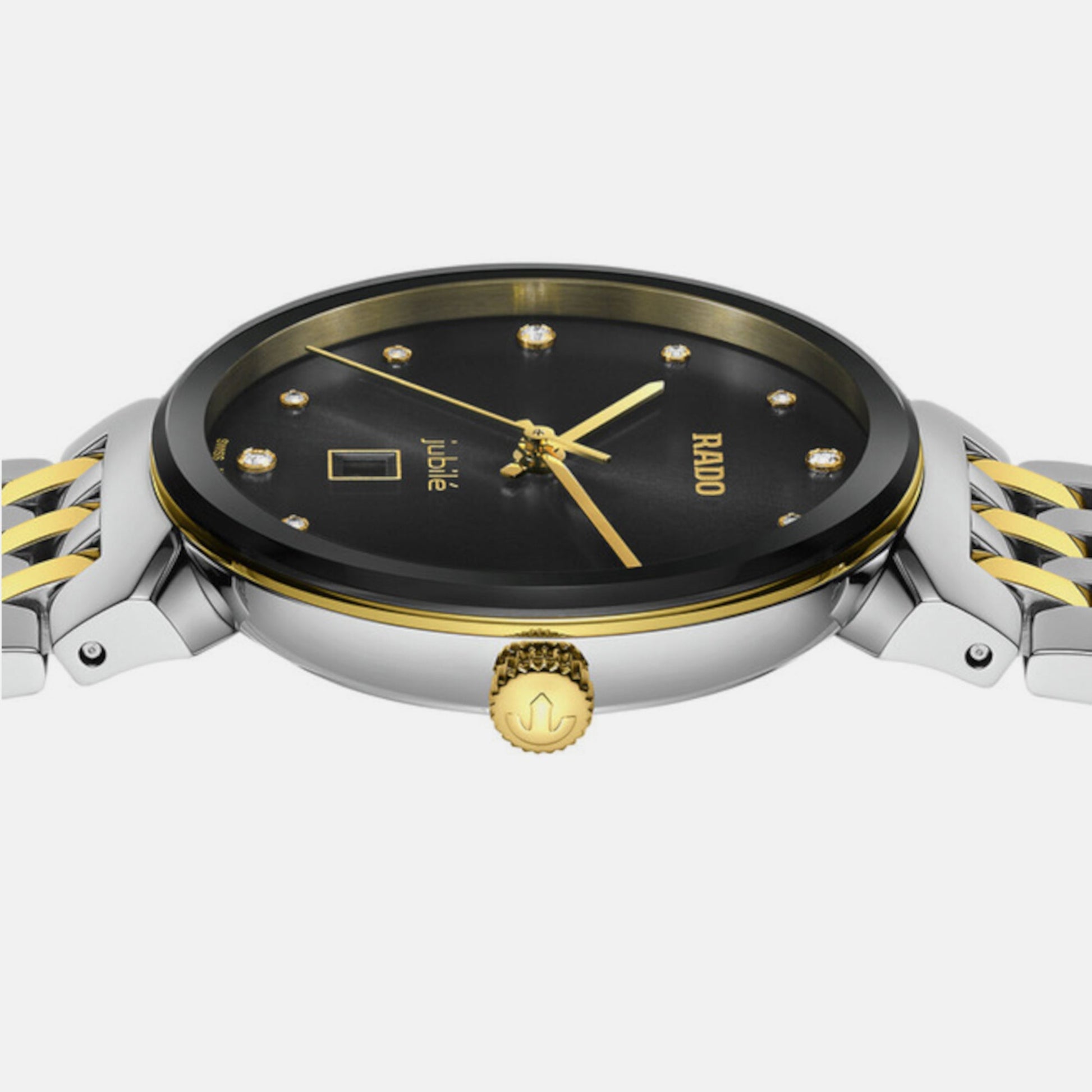 Florence Women Quartz Black Dial Analog Stainless Steel Watch R48913743