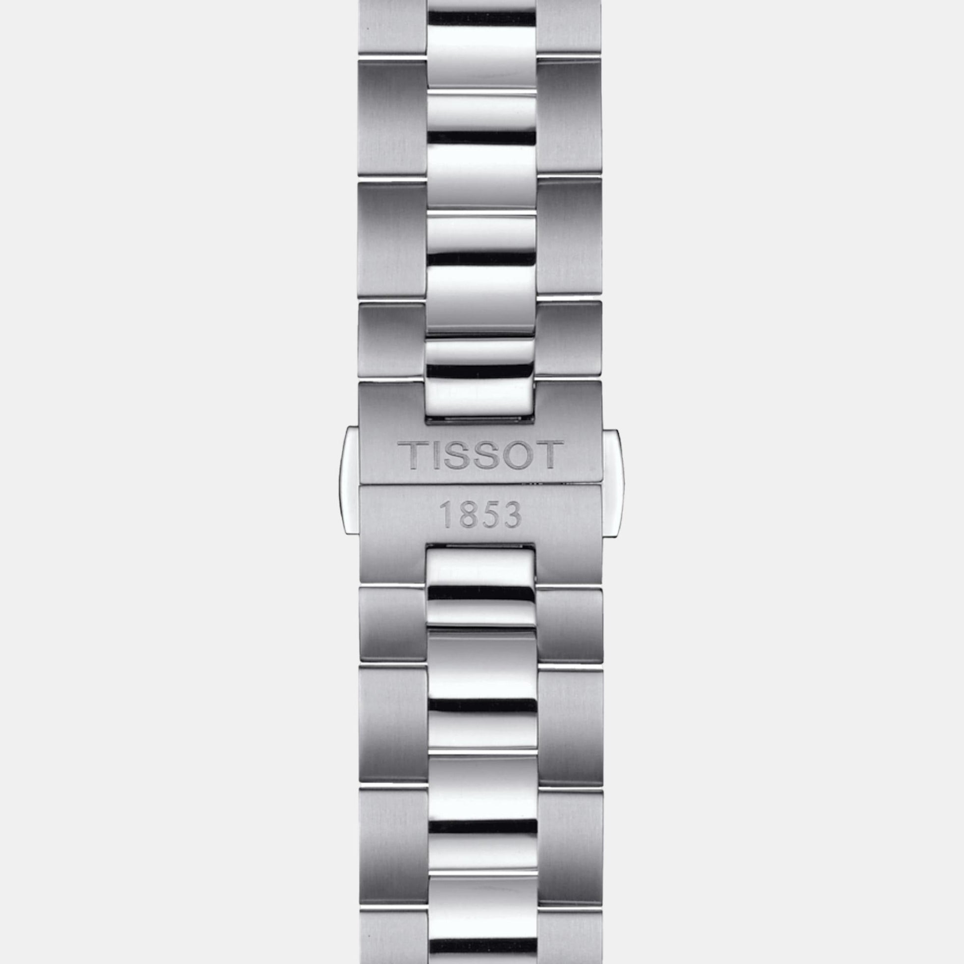 Gentleman Open Heart Men Automatic Silver Dial Analog Stainless Steel Watch T1274071103101