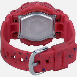Baby-G Women Quartz Red Dial Analog-Digital Resin Watch B203