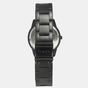 E Class Women Quartz Black Dial Chronograph Stainless Steel Watch TWEL16803