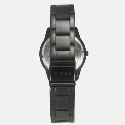 E Class Women Quartz Black Dial Chronograph Stainless Steel Watch TWEL16803