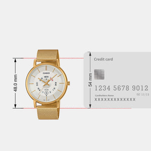 Enticer Men Quartz White Dial Analog Stainless Steel Watch A2138
