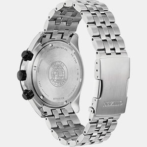BI Men Quartz Blue Dial Chronograph Stainless Steel Watch BL5568-54L