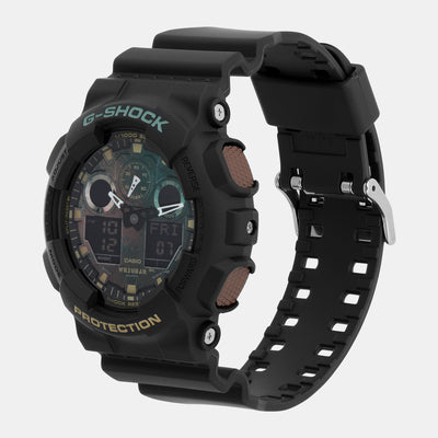 G-Shock Men Quartz Black Dial Analog-Digital Resin Watch G1387