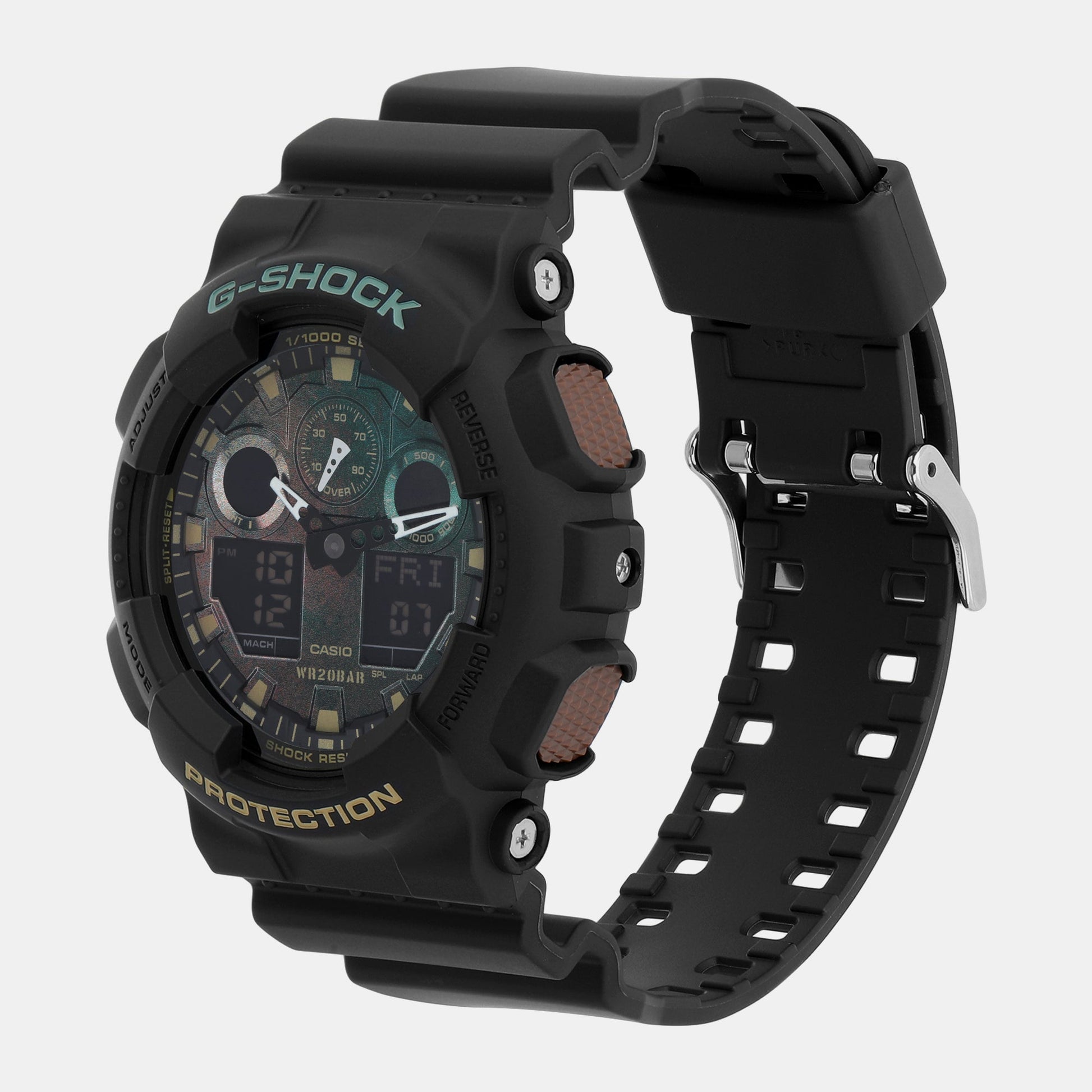 G-Shock Men Quartz Black Dial Analog-Digital Resin Watch G1387