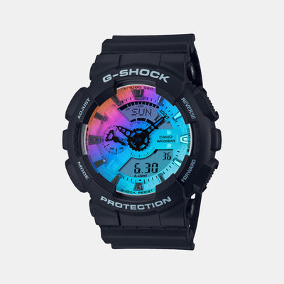 G-Shock Men Quartz Black Dial Analog-Digital Resin Watch G1267