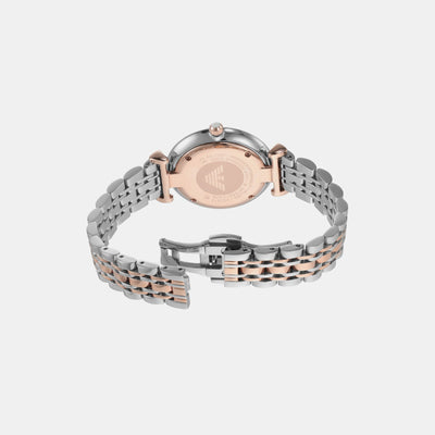 Gianni T-B Women Quartz Silver Dial Analog Stainless Steel Watch AR11537