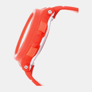 Baby-G Women Quartz Orange Dial Analog-Digital Resin Watch BX154