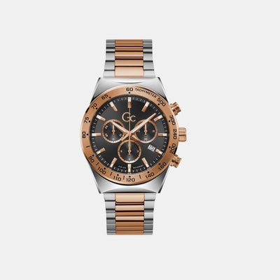 Clubhouse Chrono Men Quartz Black Dial Chronograph Stainless Steel Watch Z17003G2MF