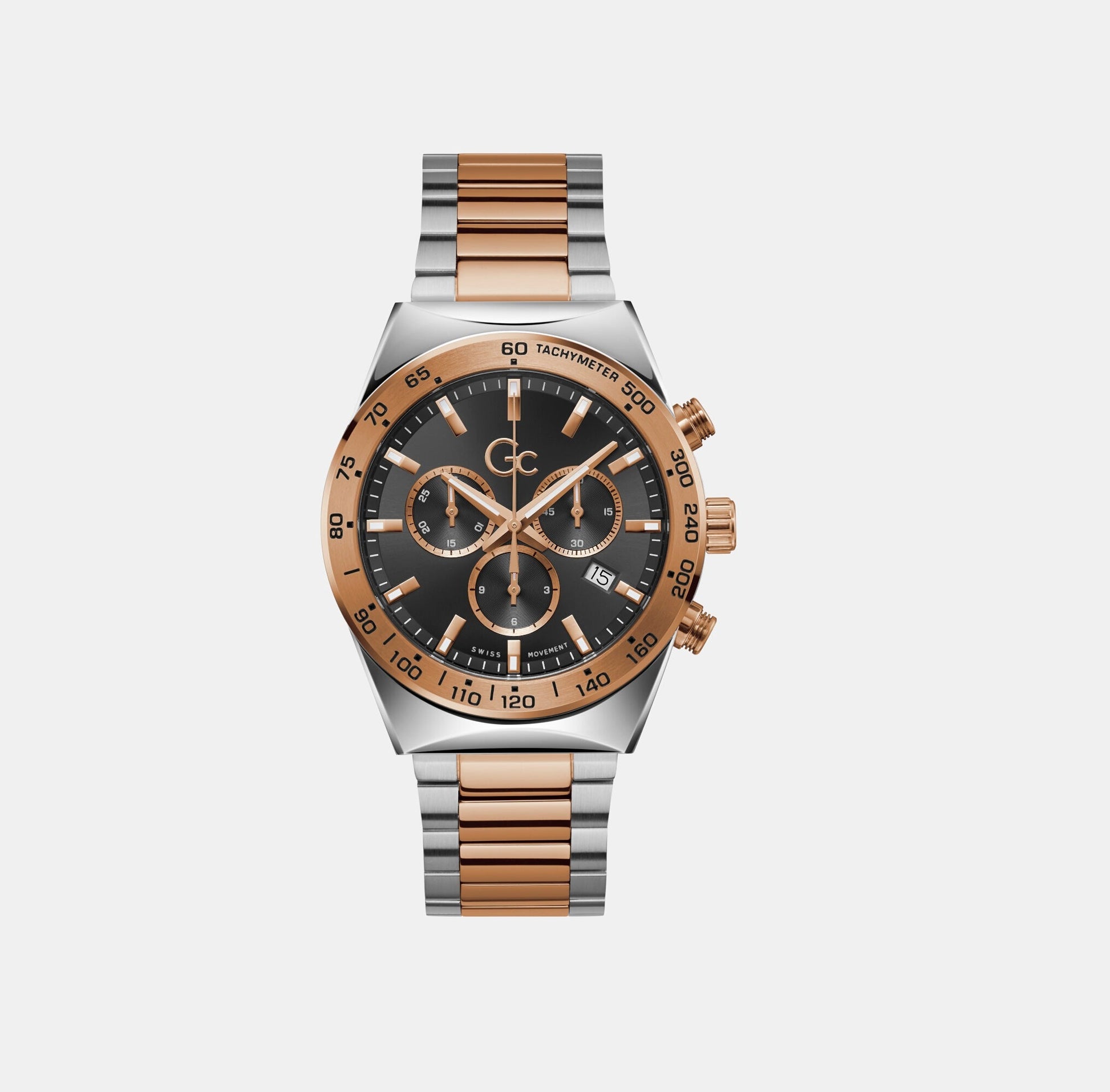 Clubhouse Chrono Men Quartz Black Dial Chronograph Stainless Steel Watch Z17003G2MF