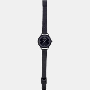 Enticer Women Quartz Black Dial Analog Stainless Steel Watch A1798
