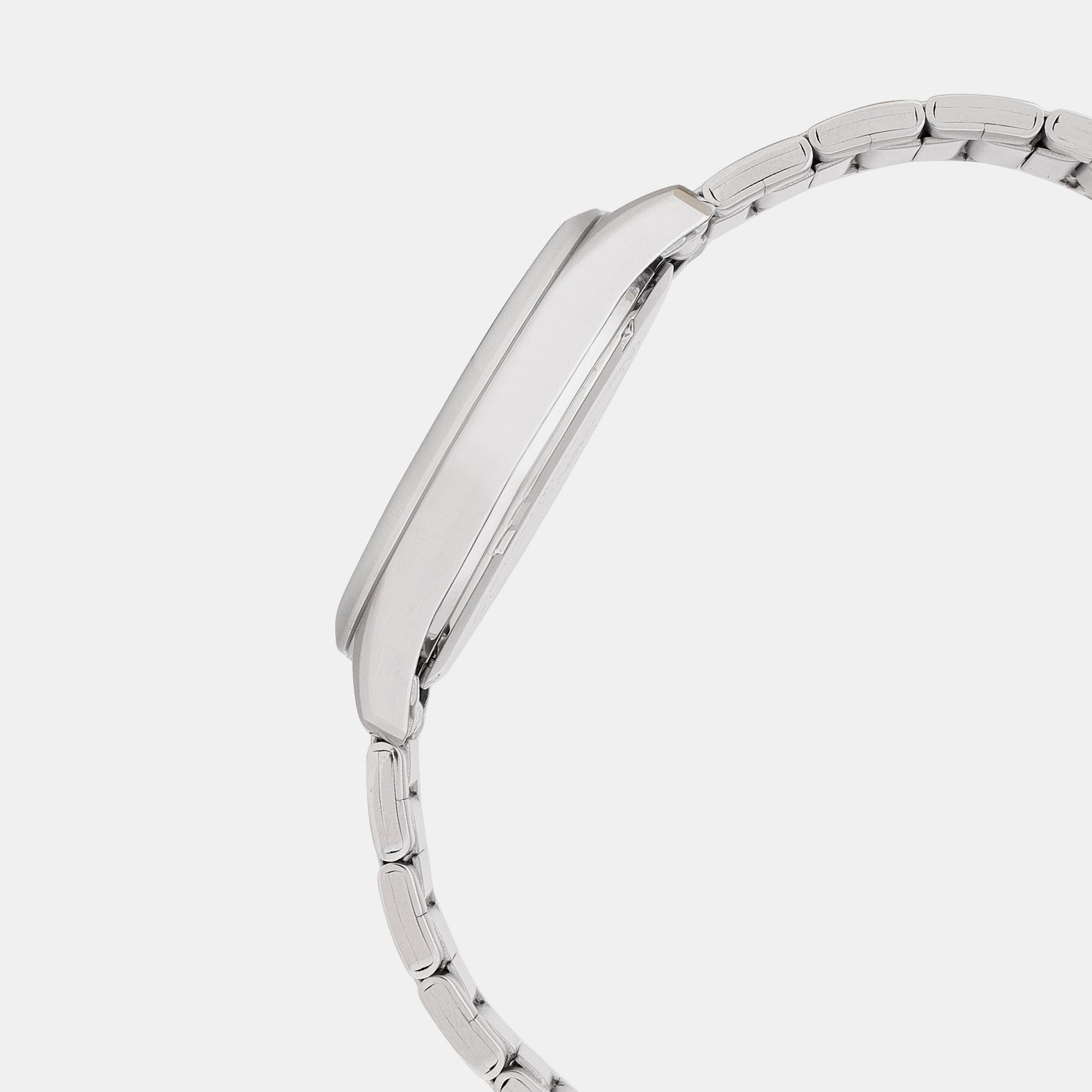 Enticer Men Quartz White Dial Analog Stainless Steel Watch A2166
