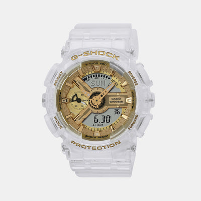 G-Shock Women Women Quartz Gold Dial Analog-Digital Resin Watch G1400