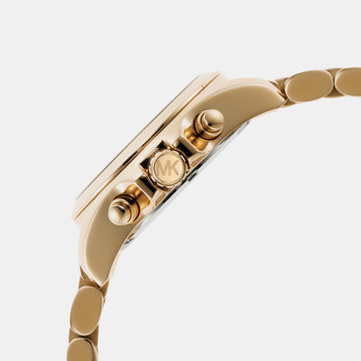 Bradshaw Women Quartz Green Dial Chronograph Stainless Steel Watch MK7257