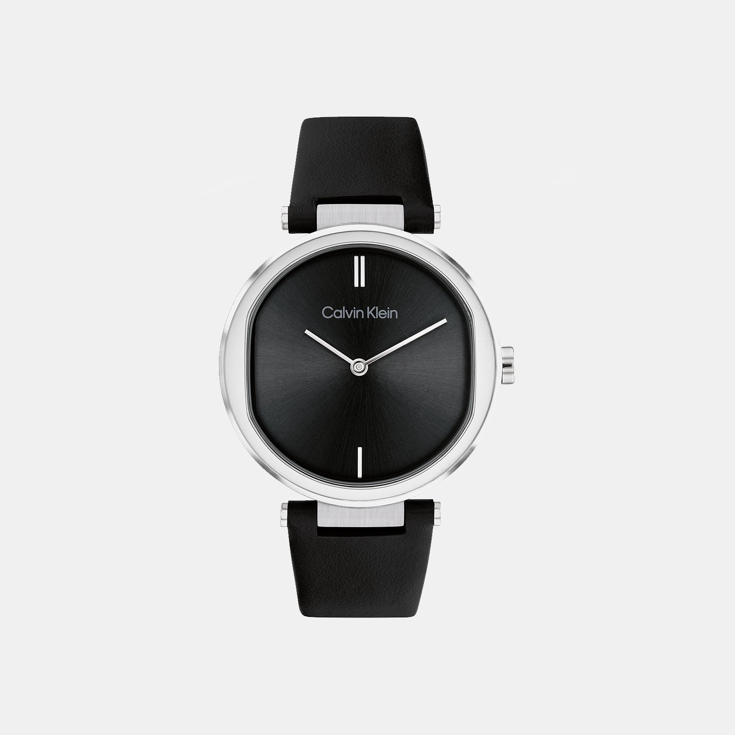 Ck Sensation Women Quartz Black Dial Analog Leather Watch 25200255
