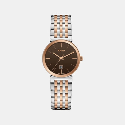 Florence Women Quartz Brown Dial Analog Stainless Steel Watch R48913303