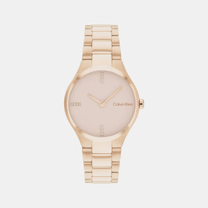 Admire Women Quartz Gold Dial Analog Stainless Steel Watch 25200334