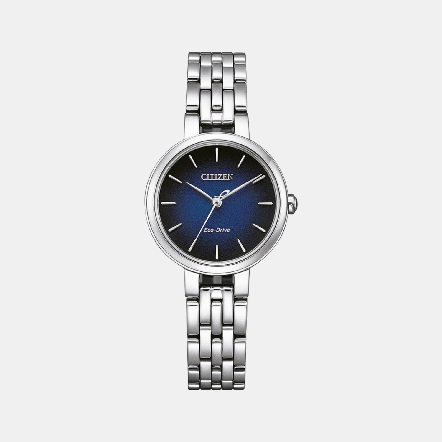Citizen L Women Eco-Drive Blue Dial Analog Stainless Steel Watch EM0990-81L