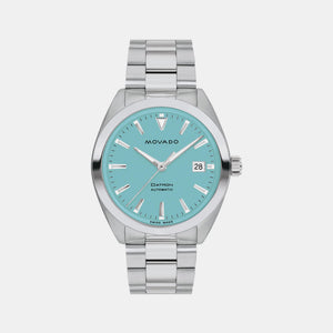 Datron Heritage Men Quartz Blue Dial Analog Stainless Steel Watch 3650175