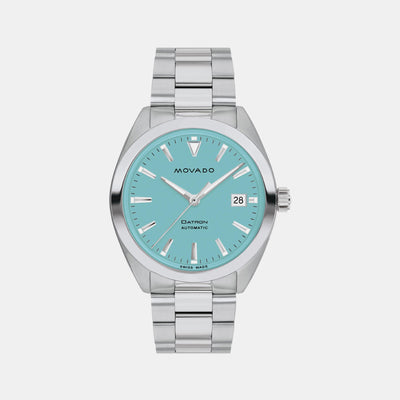 Datron Heritage Men Quartz Blue Dial Analog Stainless Steel Watch 3650175