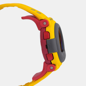 G-Shock Men Quartz Yellow Dial Digital Resin Watch G1344