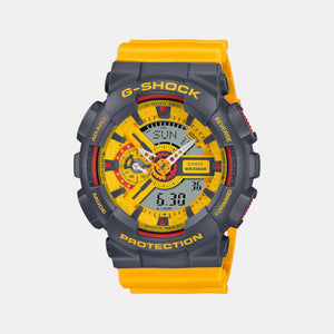 G-Shock Men Quartz Yellow Dial Analog-Digital Resin Watch G1338
