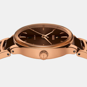Centrix Women Quartz Brown Dial Analog Stainless Steel Watch R30024302